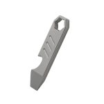 TC4 Titanium Pocket Pry Bar Mini Keychain Outdoor Survival Multi-Tool - Imagen 6