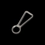 Titanium Carabiner Keychain with MultiTool Knuckle Duster - Imagen 2