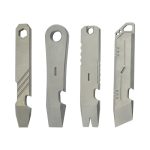 Titanium Portable Pry Bar Multi Tool Bottle Opener Hex Wrench EDC Gear
