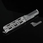 Titanium Butterfly Comb for Training and Practice