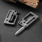 Titanium Pocket MultiTool Keychain Folding Knife