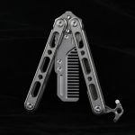 Titanium Butterfly Comb for Training and Practice - Image 2