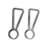 Titanium Carabiner Keychain with MultiTool Knuckle Duster - Imagen 4