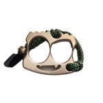 Brass Knuckle Duster Dual Finger Bottle Opener with Custom CNC Design - Image 6