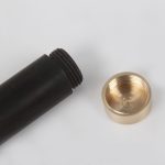 Ebony Wood and Brass Dual Section Handmade Stick - Image 2