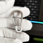 Titanium QuickSnap Carabiner Keychain EDC Clip Tool - immagine 7