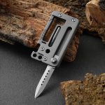 Titanium Pocket MultiTool Keychain Folding Knife - Image 4