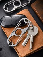 Titanium Function Carabiner Keychain – Bild 3