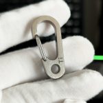 Titanium QuickSnap Carabiner Keychain EDC Clip Tool - immagine 8