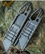 Titanium Tool Clip Multi-Tool with Precision Blade Knife - Image 2