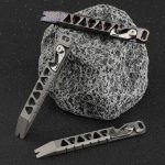 TC4 Titanium Alloy Outdoor Survival Crowbar Self-defense Tool - Image 4