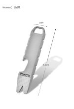 Mini Titanium Alloy Crowbar Opener EDC Hanging Tool  - Image 7