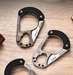 Titanium Alloy Keychain Knuckle Duster EDC Protector Tool
