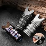 Titanium Alloy Multi-purpose Knife Corkscrew Hex Wrench EDC - Imagen 2