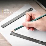 Straight Ruler Titanium Alloy Self-defense Crowbar EDC Tool - Image 3