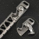 TC4 Titanium Alloy Outdoor Survival Crowbar Self-defense Tool - Image 3