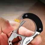 Titanium Alloy Keychain Knuckle Duster EDC Protector Tool - Image 5