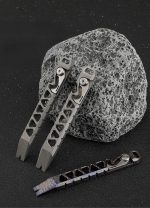 TC4 Titanium Alloy Outdoor Survival Crowbar Self-defense Tool - Image 6