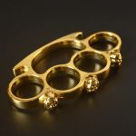 SkullGuard Brass Knuckle Duster with Four-Finger Protection Sleeve - Image 6