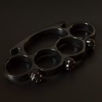 SkullGuard Brass Knuckle Duster with Four-Finger Protection Sleeve - Image 3
