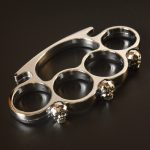 SkullGuard Brass Knuckle Duster with Four-Finger Protection Sleeve - Image 4