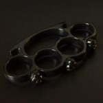 SkullGuard Brass Knuckle Duster with Four-Finger Protection Sleeve - Image 8