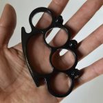 SkullGuard Brass Knuckle Duster with Four-Finger Protection Sleeve - Image 11