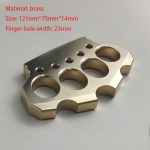 Brass Knuckle Duster for Critical Defense Situations - immagine 8