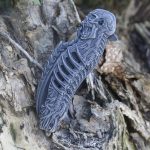 Sturdy Carved Folding Blade Outdoor Knife