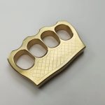 Solid Brass Knuckle Duster Self-Defense Tool