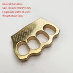 Solid Brass Knuckle Duster Self-Defense Tool – Bild 7