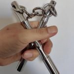 Solid Steel Mini Protective Stick Lightweight and Durable Defense Tool - Image 9