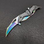 Double Blade Steel Knife with Bat Handle for Ultimate Performance - Image 4