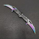 Double Blade Steel Knife with Bat Handle for Ultimate Performance - Image 12
