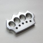 Solid Steel Self-Defense Knuckle Duster Essential EDC Tool - Image 2
