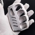 Heavy Steel Knuckle Duster Self-Protection Device