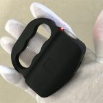 Mini Electric Self-Defense Stick with Three Finger Knuckle Design