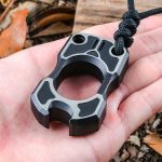 TC4 Titanium Single Finger Knuckle Duster for Durable Protection - Image 2