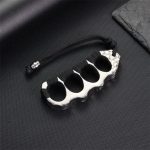 TC4 Titanium Pea Knuckle Duster Handy Self-Defense EDC Tool - Image 3