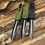 Outdoor Knife with Auto Blade for Camping Hiking and Everyday Carry - Imagen 4