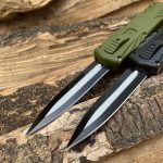 Outdoor Knife with Auto Blade for Camping Hiking and Everyday Carry - Imagen 5