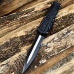 Outdoor Knife with Auto Blade for Camping Hiking and Everyday Carry - Imagen 9