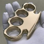 Elegant Finish Brass Knuckle Duster with Classic Design - Image 3