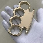 Elegant Finish Brass Knuckle Duster with Classic Design - Image 10
