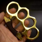 Enhanced Metal Brass Knuckles Duster Four Finger Safety Gear - Image 5