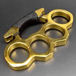 Enhanced Metal Brass Knuckles Duster Four Finger Safety Gear - Image 8