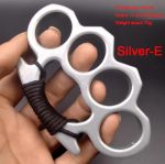 Enhanced Metal Brass Knuckles Duster Four Finger Safety Gear - Image 11