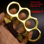 Enhanced Metal Brass Knuckles Duster Four Finger Safety Gear - Image 19