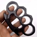 Enhanced Metal Brass Knuckles Duster Four Finger Safety Gear - Image 27