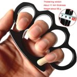 Enhanced Metal Brass Knuckles Duster Four Finger Safety Gear - Image 30
